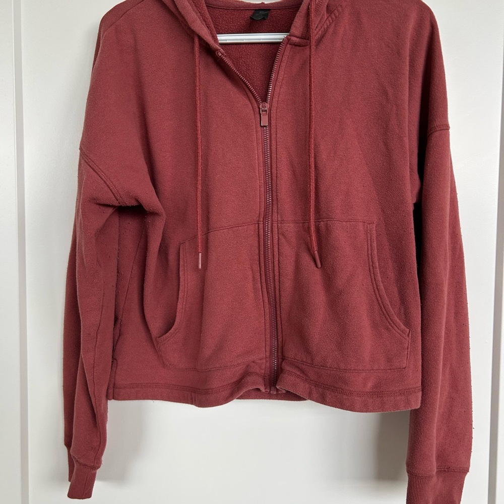 90 degrees Women's clay cropped Hoodie
